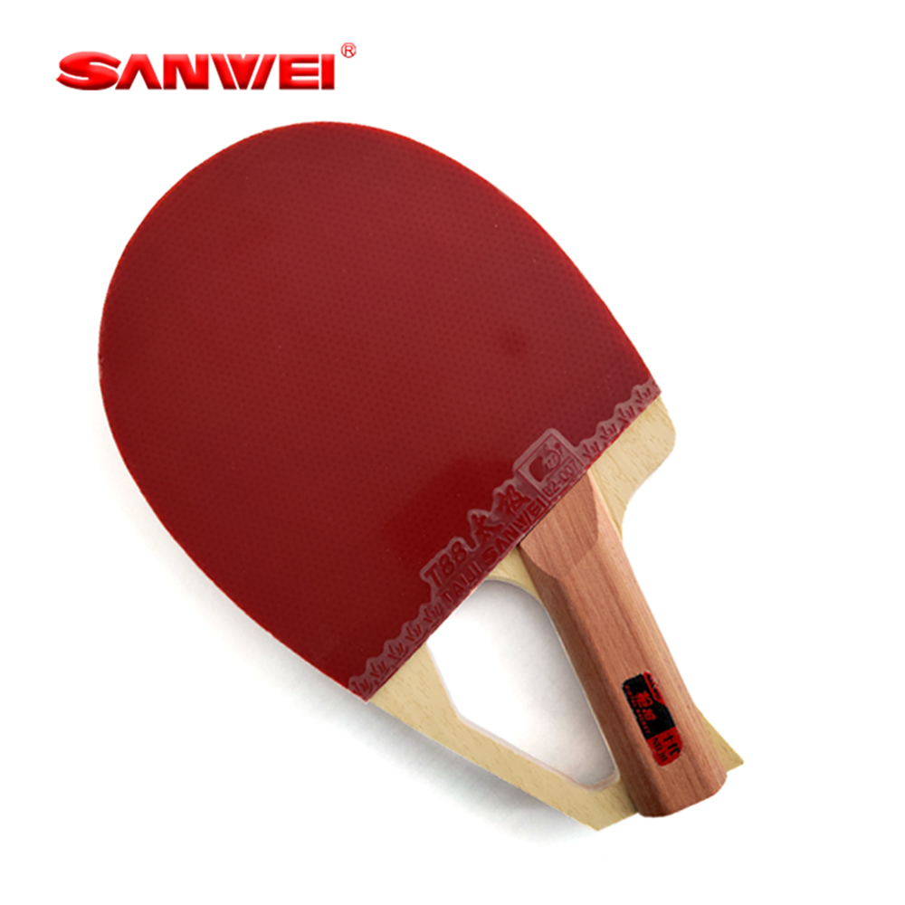 Table Tennis Table - Original SANWEI Patented Pistol-Shaped Racket Shakehand