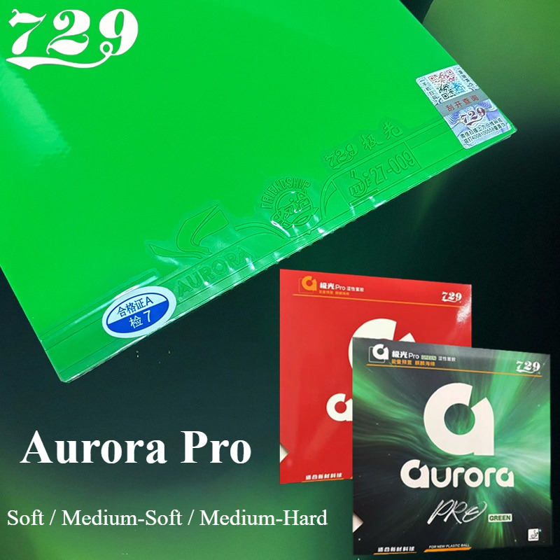 Table Tennis Rubber Review - 729 Friendship Aurora Pro Green Table