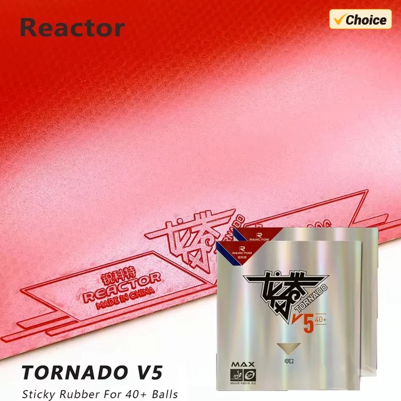 Table Tennis Rubber Review - REACTOR Tornado V5 Table Tennis Rubber