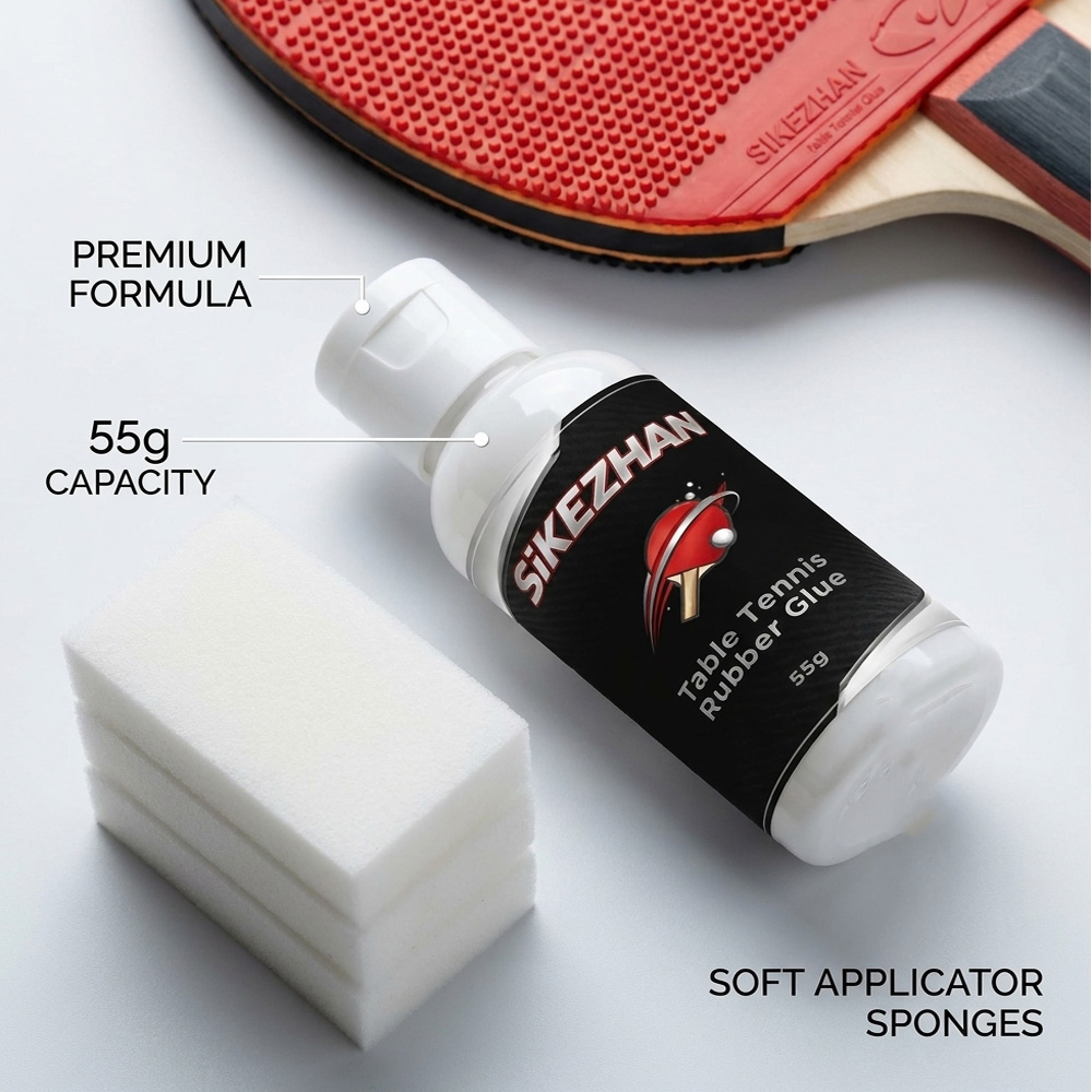55G Table Tennis Rubber Glue P - Table Tennis Rubber Review review and price