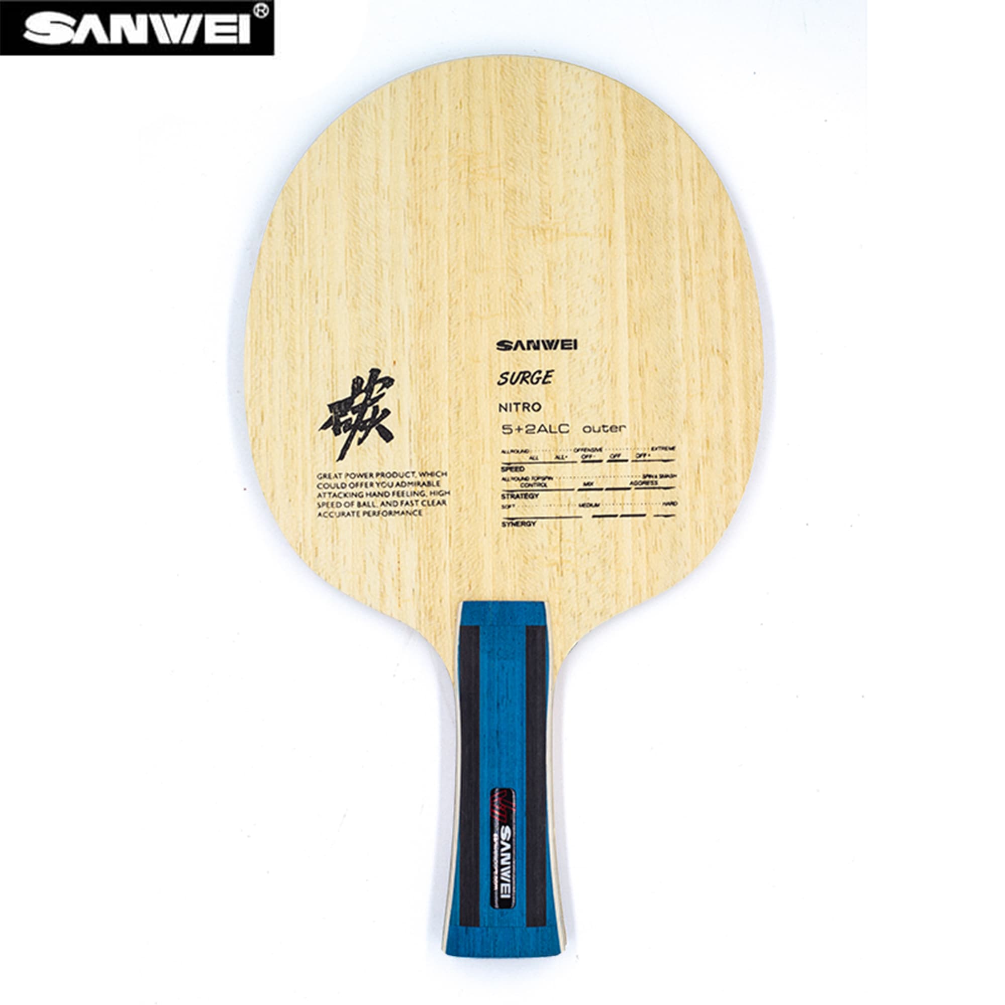 SANWEI Nitro ALC Table Tennis  - Stiga Carbon Blade review and price