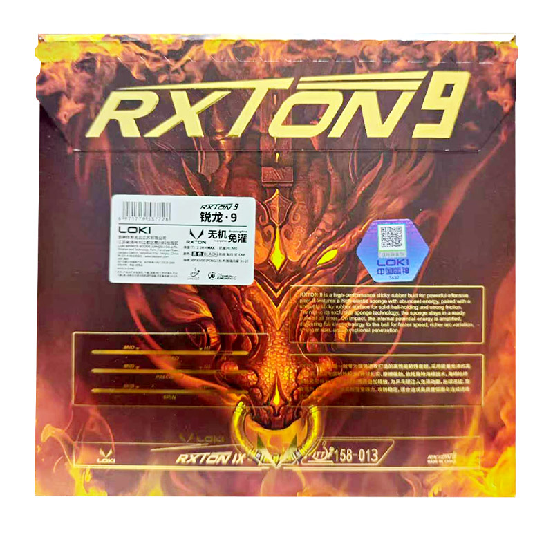 LOKI RXTON 9 Table Tennis Rubb - Table Tennis Venue review and price