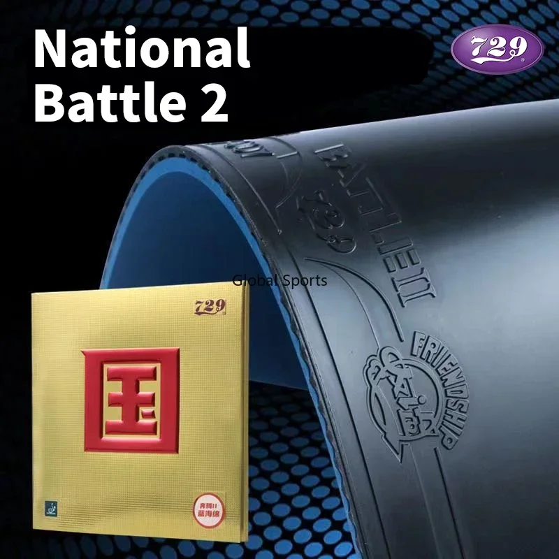 Original 729 BATTLE 2 NATIONAL - Table Tennis Rubber Review review and price