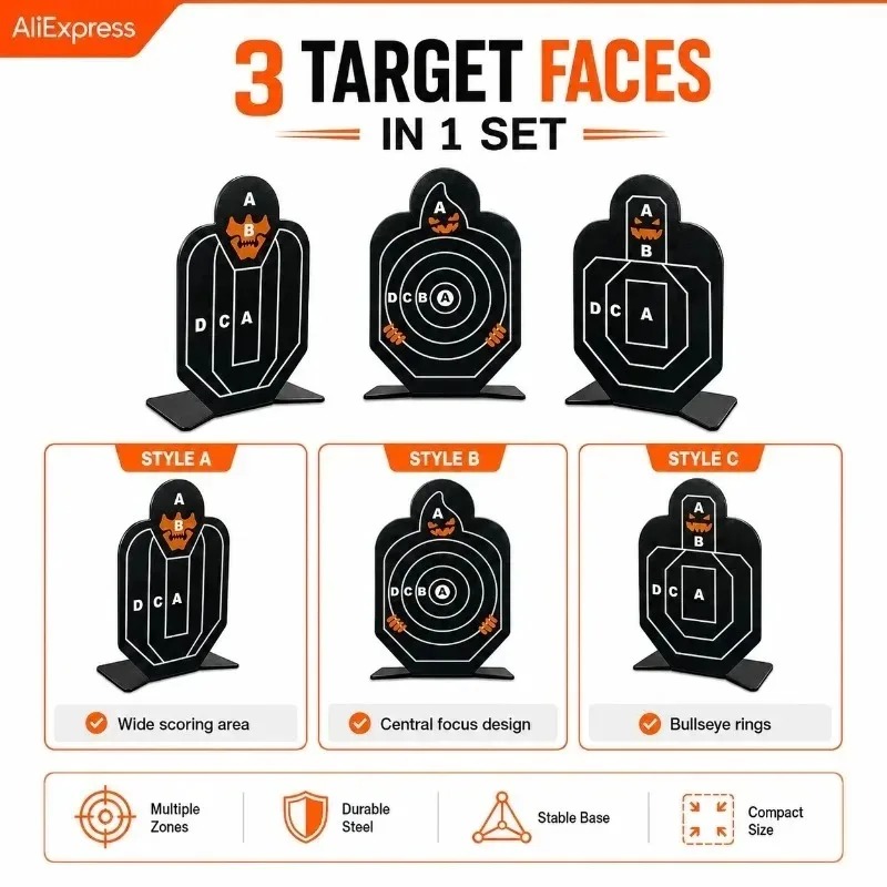 Sturdy Self‑Standing Metal Pra - Practice Target Board review and price