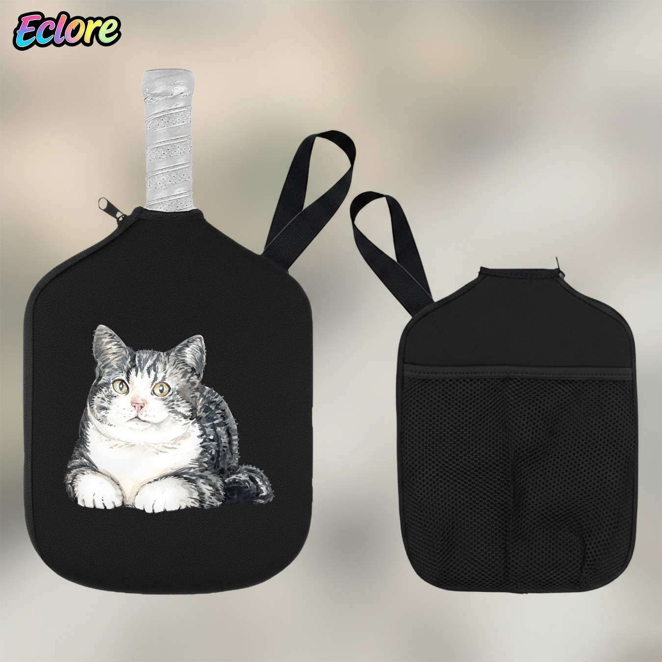 Cute Watercolor Cat Pickleball - Table Tennis Table review and price