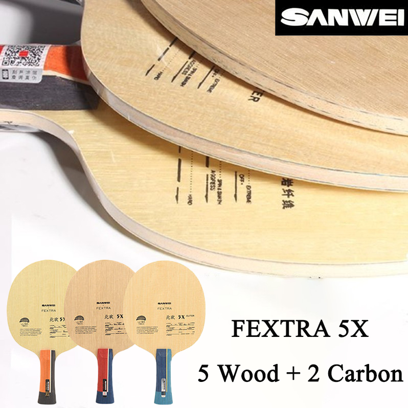 SANWEI FEXTRA 5X Blue/Yellow A - Table Tennis Blade review and price