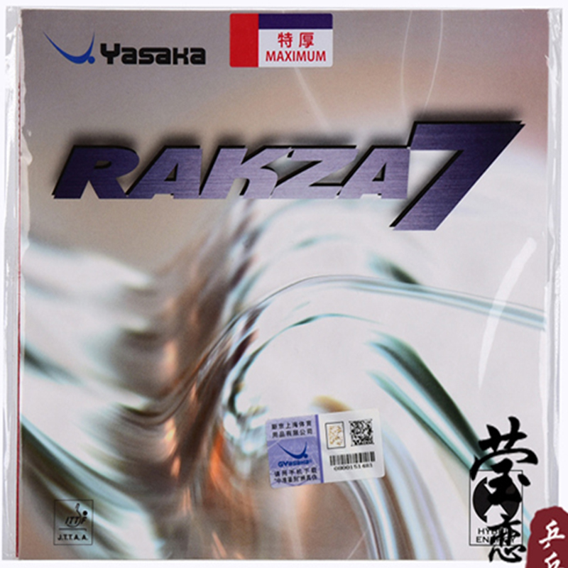 original yasaka RAKZA 7 soft ( - Table Tennis Rubber Review review and price